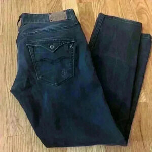 EUC REPLAY JULICKS BLACK DENIM JEANS